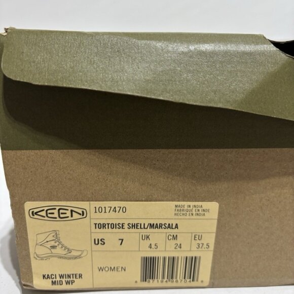 Keen Women’s Kaci Winter Mid Waterproof Hiking Boots, Size 7 M - Picture 7 of 7